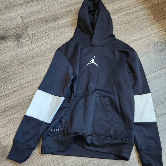 Nike Jordan core performance fleece lined thermal hoodie sz M - Picture 1 of 3